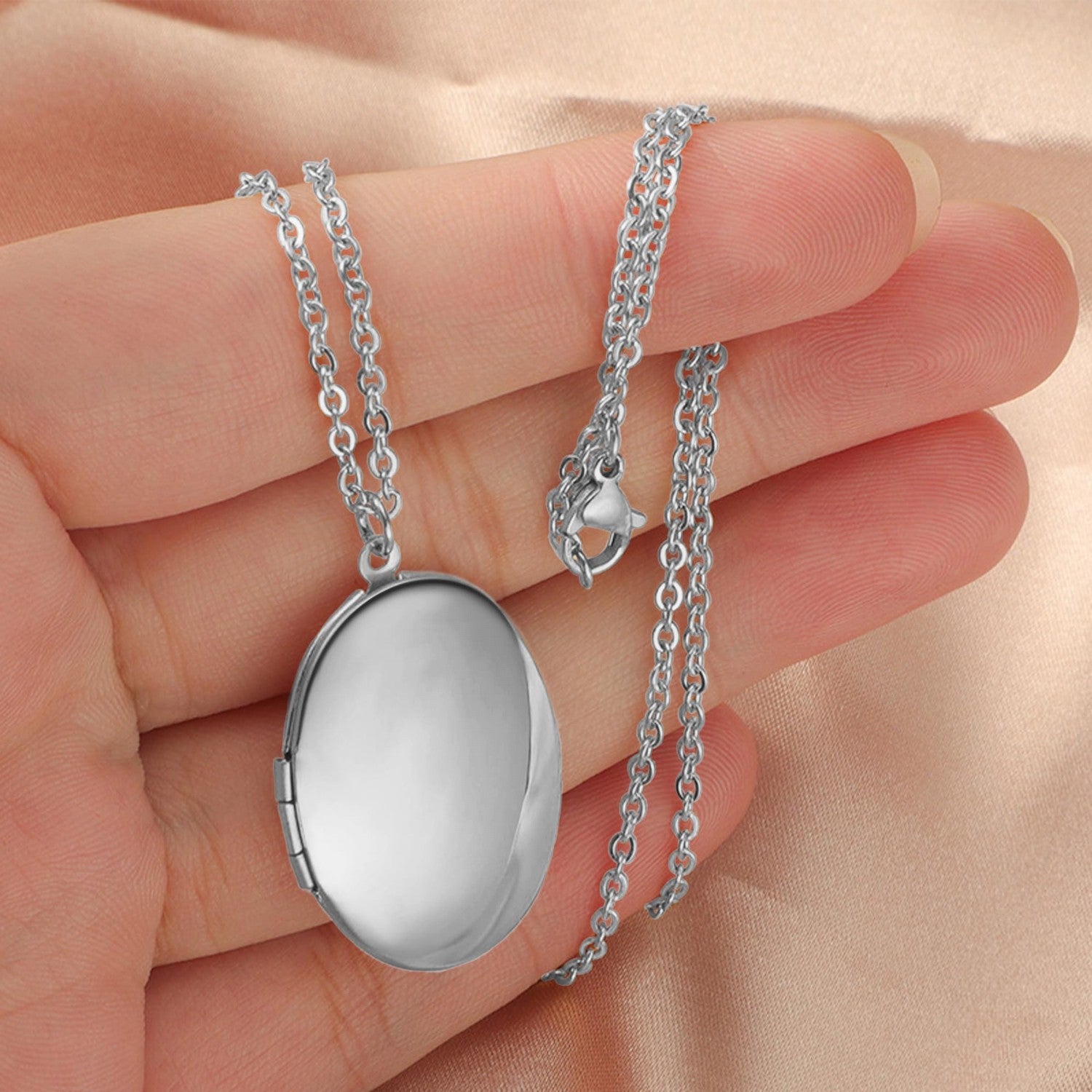 Custom Initial Lock Necklace - Sterling Silver, Plated or Solid - Upgrade with Diamonds - Up to 3 Personalized Letters