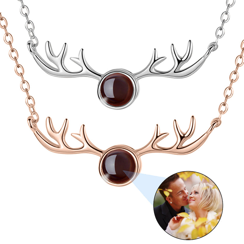 Heart Photo Projection Necklace - Family Photo Necklace - Memorial Photo Gift - Christmas Gifts - Mom Necklace - Personalized Gift for Mom