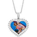 Heart Photo Projection Necklace - Family Photo Necklace - Memorial Photo Gift - Christmas Gifts - Mom Necklace - Personalized Gift for Mom