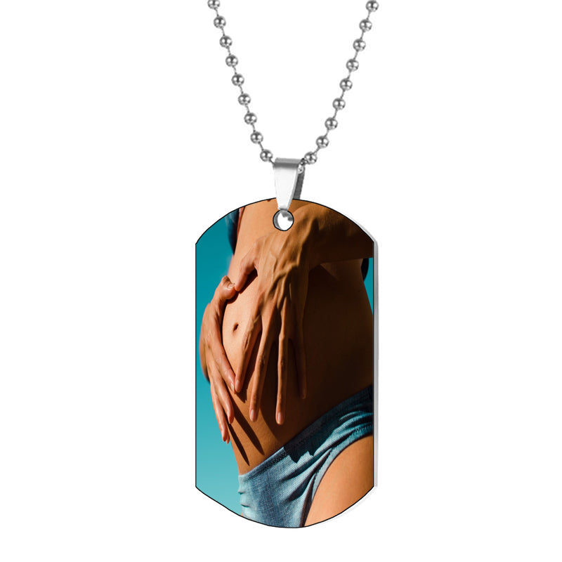 Floral Initial Necklace: Handmade Cold Porcelain, Plated Chain