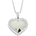 Custom Heart Necklace with Photo Projection - Personalized Birthday Gift for Mom Daughter Her- Christmas Gifts For Lover