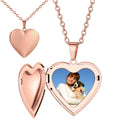 Classic Style Photo Locket ? Sterling Silver Heart Photo Locket ? Sterling Silver Heart Locket Necklace for Women & Girls
