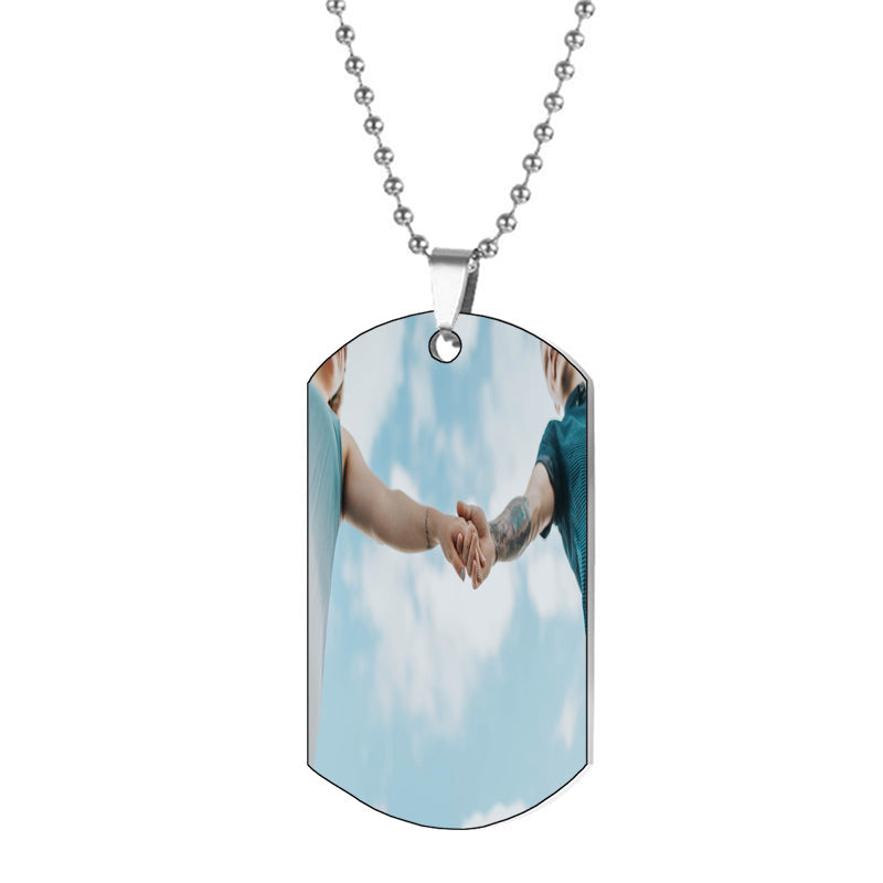 Custom Name Plate Necklace: Personalized Jewelry Gift