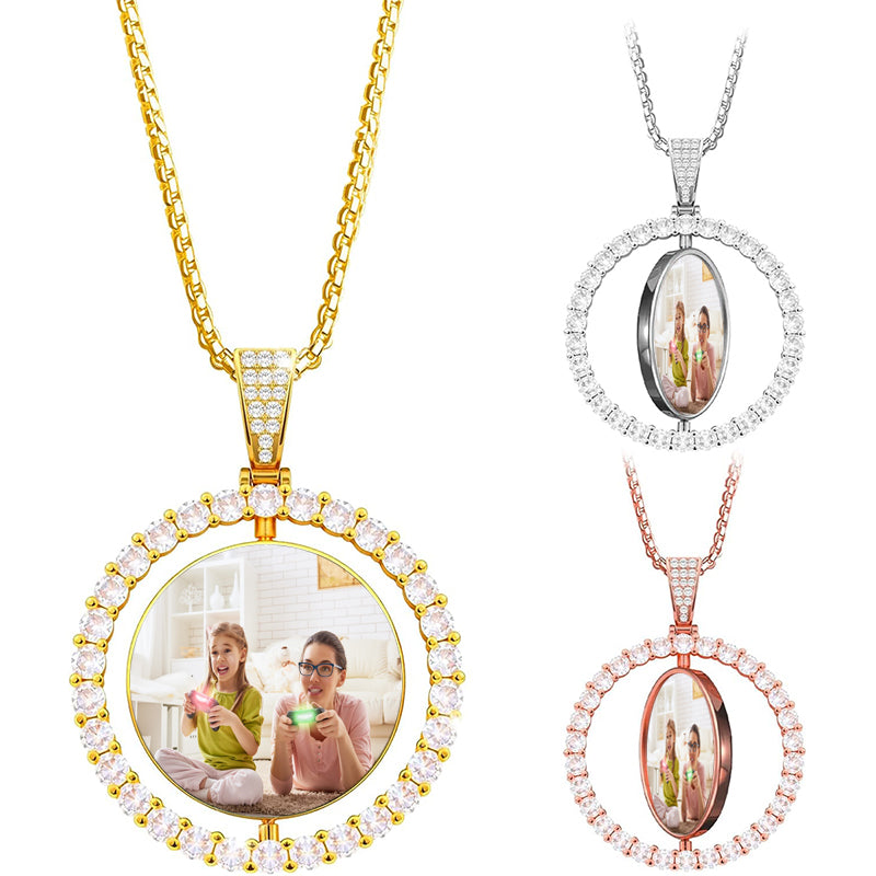 Iced Out Custom Big Name Pendant with Cuban Link Chain: Personalised Necklace, Hiphop Jewelry