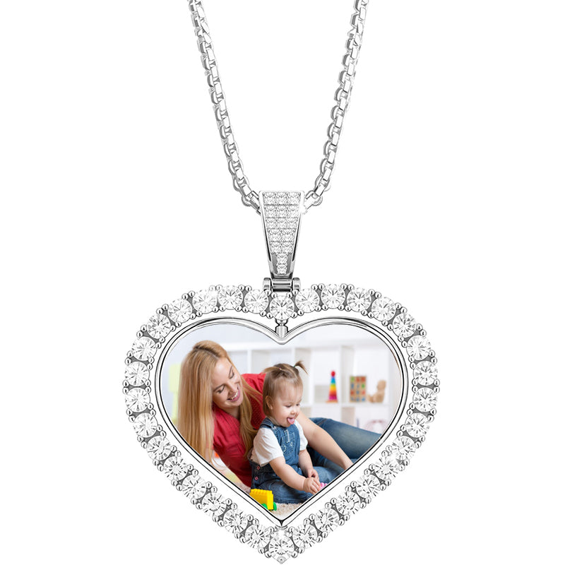 -Filled Polished Oval Pendant with Genuine 0.01 cttw Diamond Locket Necklace, 18"