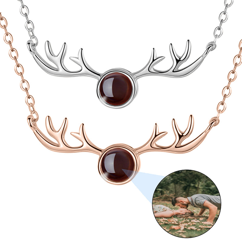 Capture Memories Forever with Personalized Picture Necklace - Projection Necklace with Photo Inside - Customized Pendant - Perfect Love Memorial Gift for Girlfriend, Wife, Birthday, Anniversary