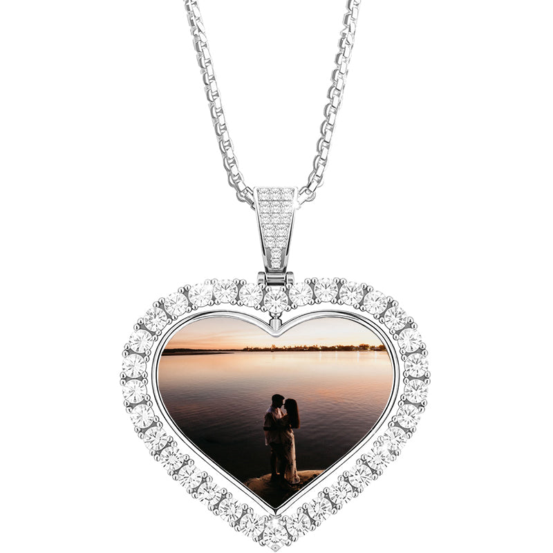 Personalised Photo Necklace,Projection Necklace,Valentines day gift,Memorial Gift for Grandma,Wedding Jewelry,Mothers Day Gift,Birthday Gift