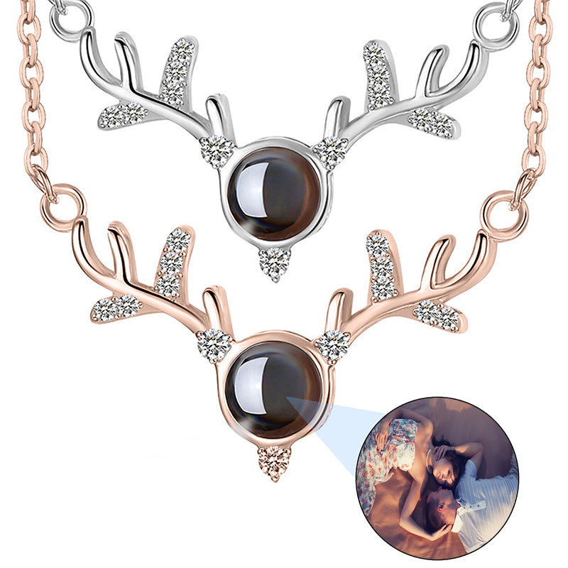 Custom Double Name Necklace with Heart, Solid , Couple Name Plate Pendant, Nameplate Necklace, Personalized Gift for Her