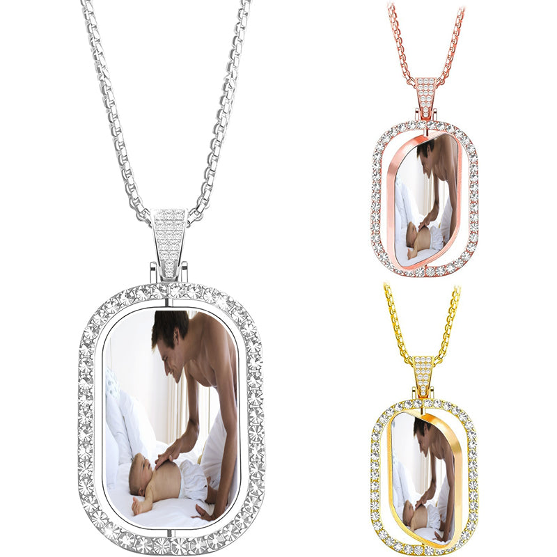 DAINTY Rose , or Silver Locket Necklace -Locket with picture-Locket Necklace-Floral Locket-Antique Silver-Rose Locket