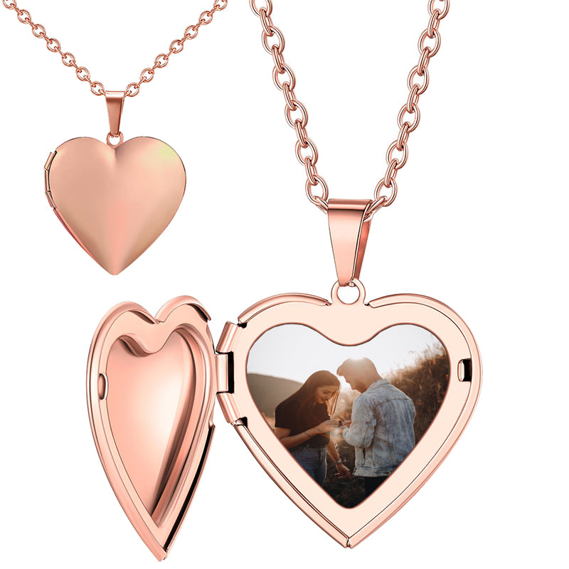 Custom Photo Engraved Portrait Necklace, Personalized Picture Necklace, Portrait Memorial Gifts, Photo Jewelry, Necklace for Mom, FN-163