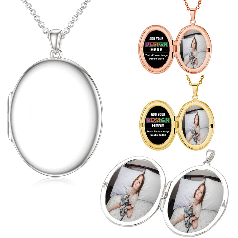 PERIMADE Snowflake Projection Necklace ? Custom Pet Memorial Photo Pendant ? Personalized Picture Inside Jewelry ? Trendy Best Friend Gift