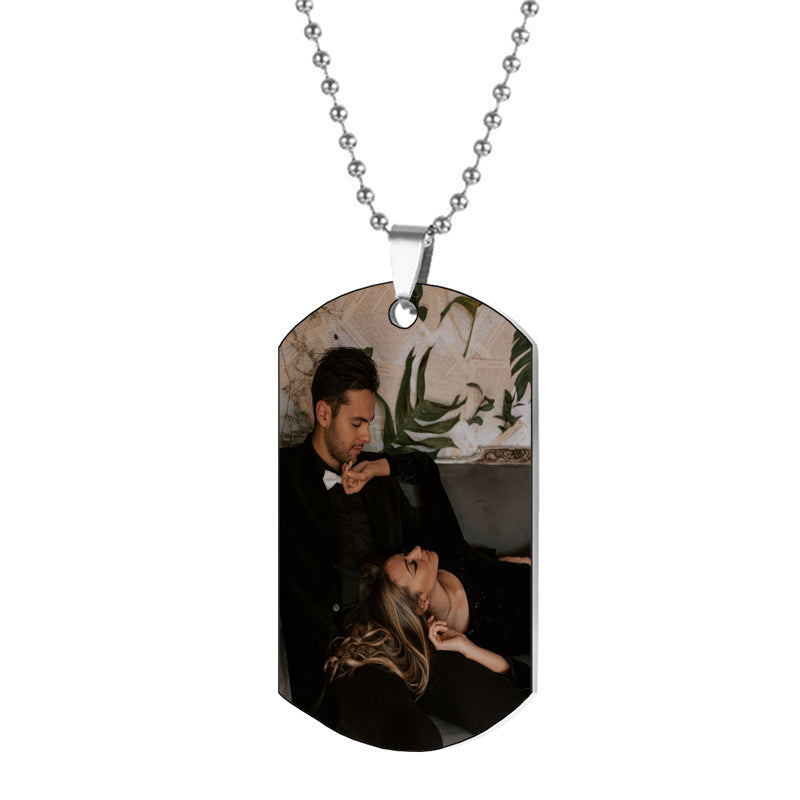 Name Birthstone Necklace - Name Necklace - Solid Name Necklace with Birthstone - Personalized Necklace -Christmas gift personalized