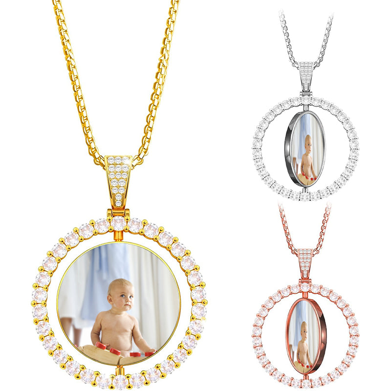 Name Necklace Large Gothic Old English Big Nameplate Personalized Custom Made Plated