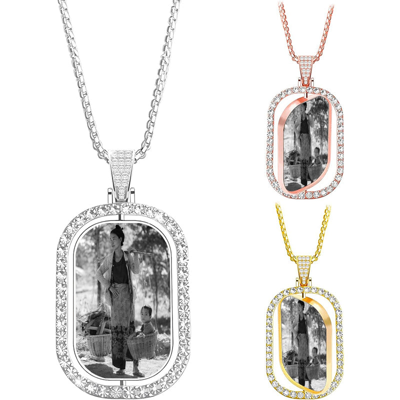 Locket Necklace with Photo ? Engraved Oval Locket ? Vintage Locket Necklace ? Best Friend ? Personalized Gift for Her ? Christmas Gift