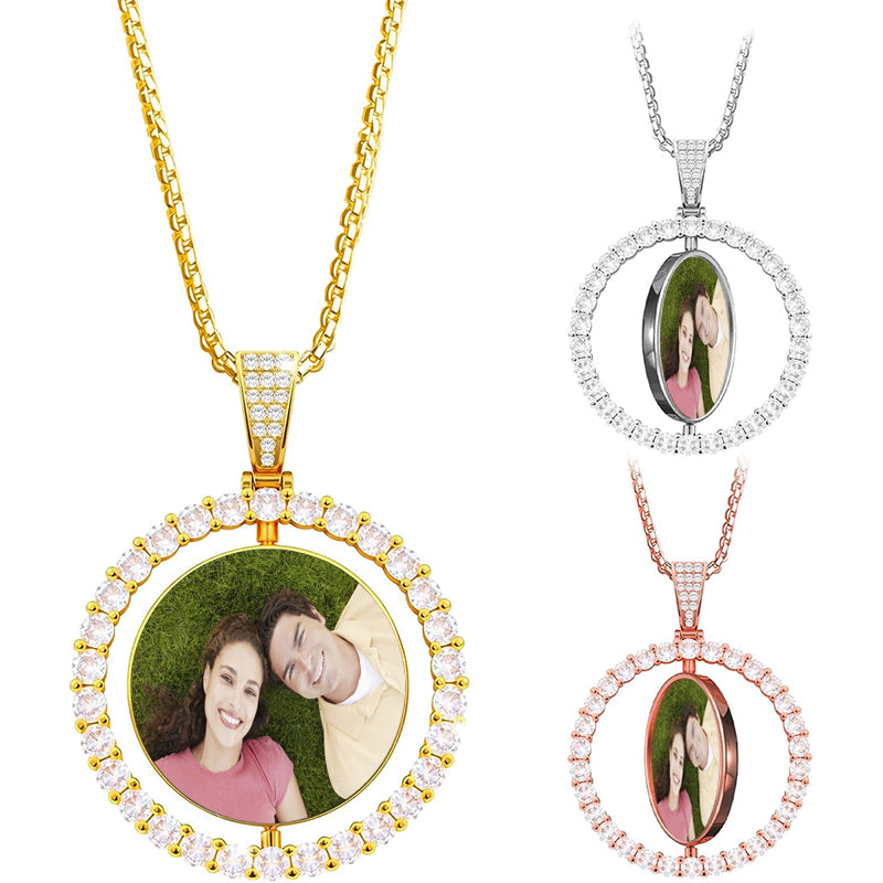 Miami Cuban Link Chain, Stainless Steel Silver Necklace, Personalized Engraved Tag