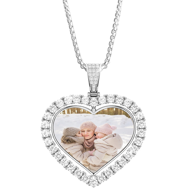 Personalised Photo Necklace,Projection Necklace,Valentines day gift,Memorial Gift for Grandma,Wedding Jewelry,Mothers Day Gift,Birthday Gift