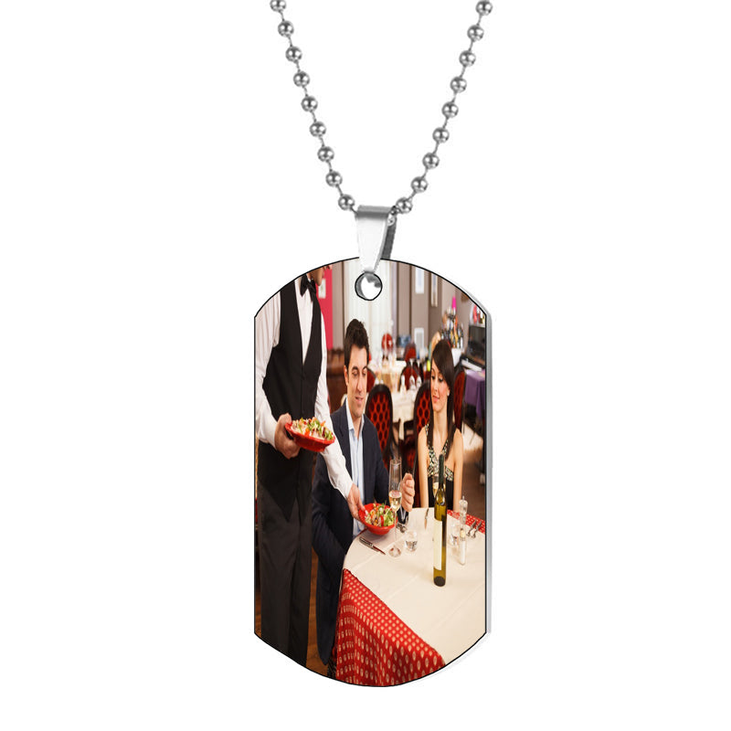 Initial Necklace for Women, Plated Stainless Steel Letter Pendant, A to Z Block Alphabet Personalized Jewelry