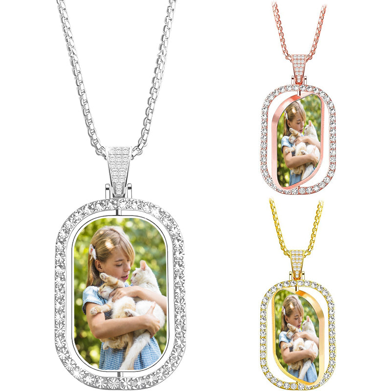 Custom Pet Picture Necklace, Dog Photo Necklace, Pet Memorial Gift, Dog Keepsake, Cat Jewelry, Personalized Gift For Pet Lover, Pet Tribute