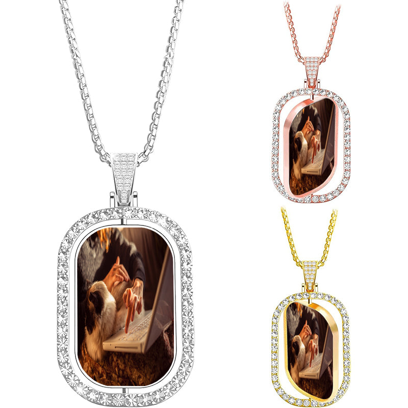 Custom Nameplate Necklace Set: Personalized Twist Hoops&Double Name Necklace