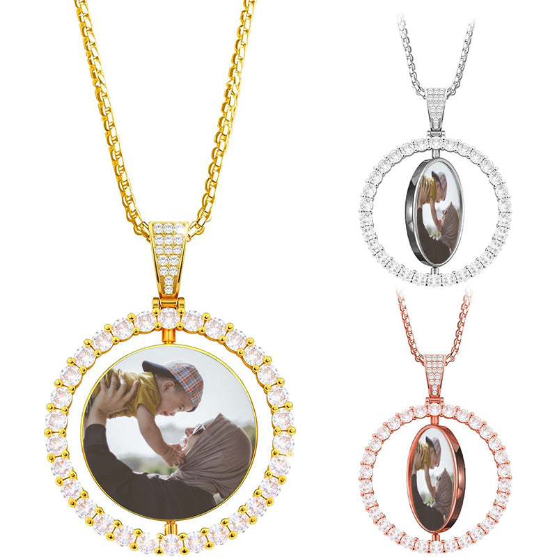 Heart Locket Necklace with Picture, Engraved Heart Necklace, Heart Locket with Picture, Girlfriend Gift, Meaningful Gift for Mom