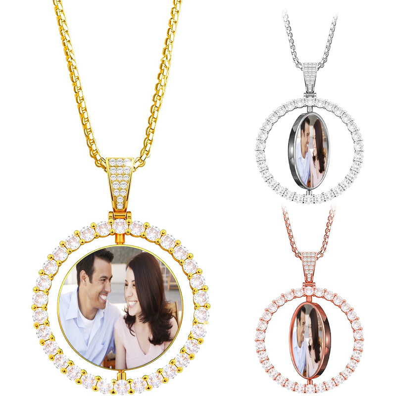 Locket Necklace 925 Sterling Silver Heart Locket Necklace that Holds Pictures for Women Jewelry Gifts