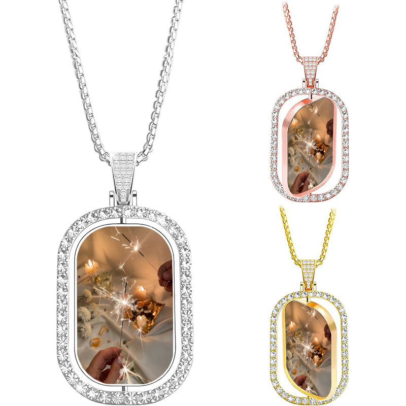 Initial Necklace, Personalized Disc Necklace for Women, Mom Necklace with Kids Initials, Custom Engraved BirthFlower Pendant