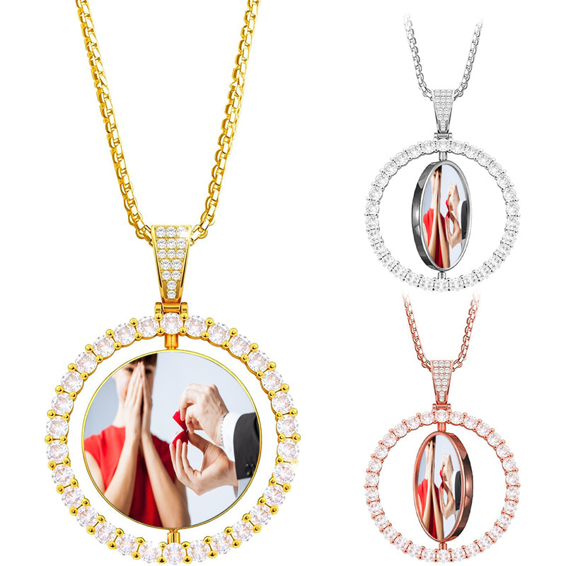 Heart Locket Necklace with Picture, Engraved Heart Necklace, Heart Locket with Picture, Girlfriend Gift, Meaningful Gift for Mom