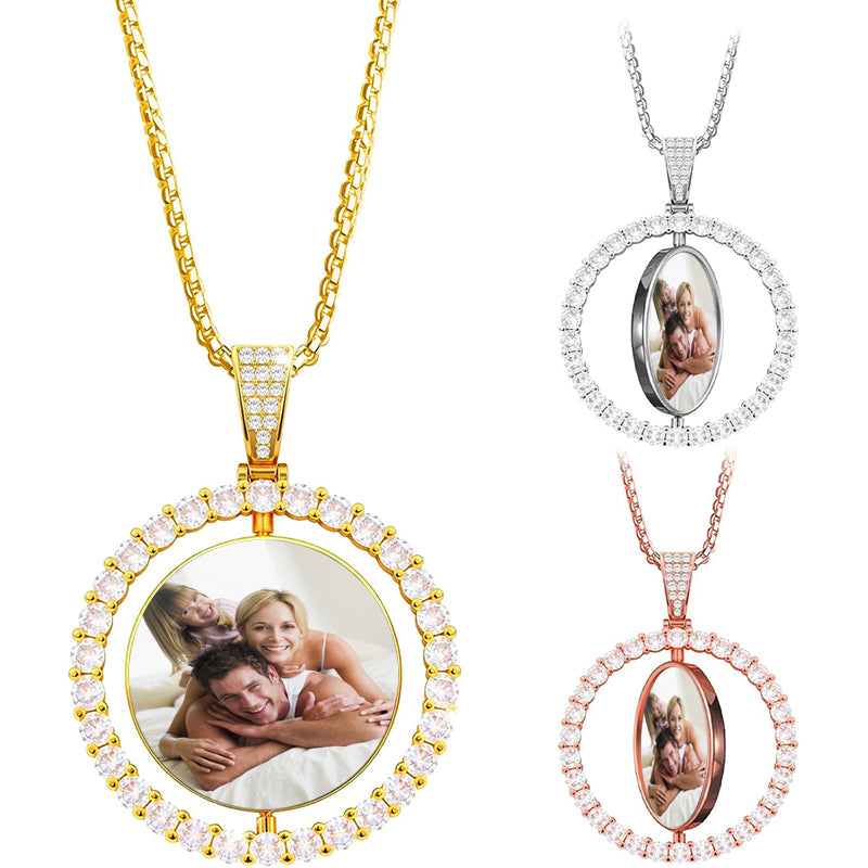 Engraved Name Necklace for Men: Stainless Steel Link Chain