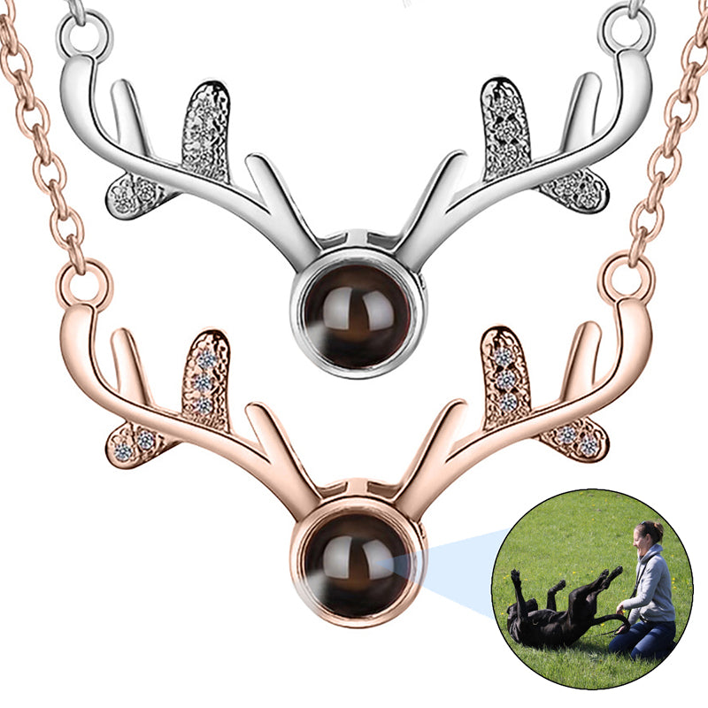 Custom Memorial Dog Tag with Your Pet's Photo and Actual Paw Print - Double Sided Necklace or Key Chain with Picture - Personalized Pawprint