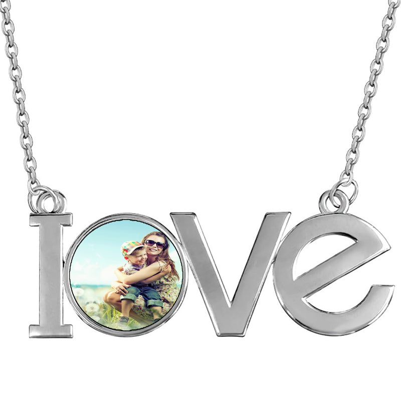 Mary Mother Of Baby Jesus Necklace Blessed Virgin Pendant Fashion Jewelry Glass Dome Necklace