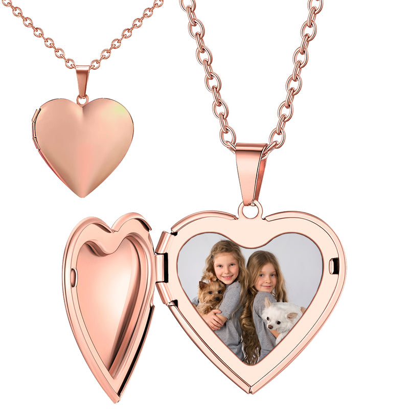 Custom Hidden Photo Daisy Necklace, Engraved Photo Necklace, Photo Jewelry for Her, Couple Photo Gift,Gift for Mom,Anniversary Memorial Gift