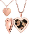 Heart Locket Necklace Jewelry Picture Cremation Locket Customized Personalized Waterproof Necklace Birthday Anniversary Gift Her