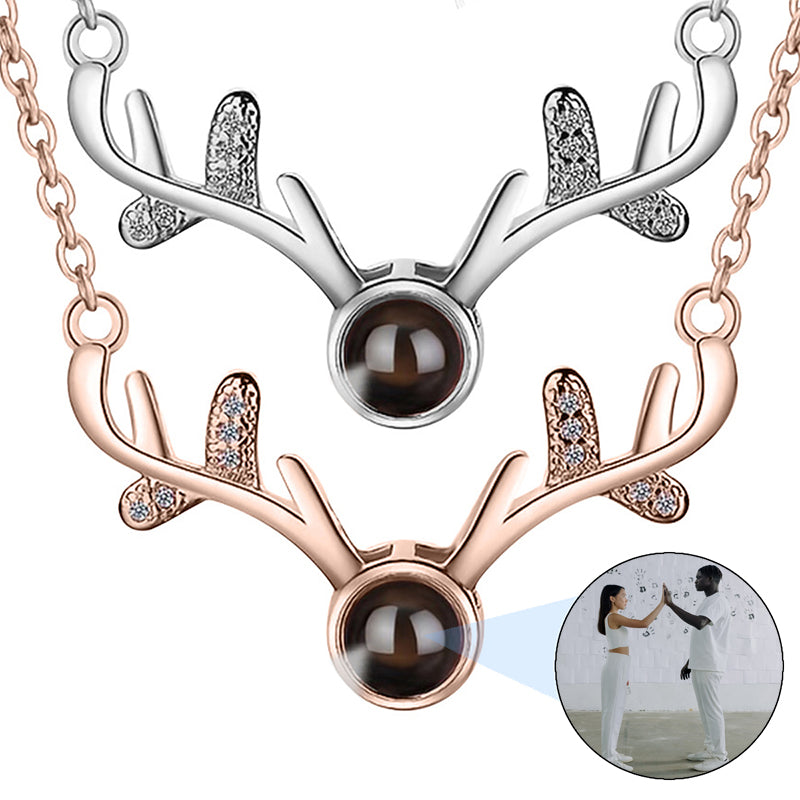 Custom Heart Necklace with Photo Projection - Personalized Birthday Gift for Mom Daughter Her- Christmas Gifts For Lover