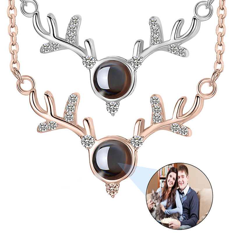 Custom Photo Projection Necklace, Personalized Picture Necklace, Dainty Necklace/Bracelet, Memorial Gift, Gift?for Her Mom Grandma