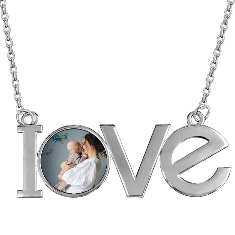 Birth Flower Photo Locket Necklace 925 Sterling Silver 12 Month Locket Necklace with Picture Birth Flower Photo Jewelry Gifts for Women Mother Mom Daughter