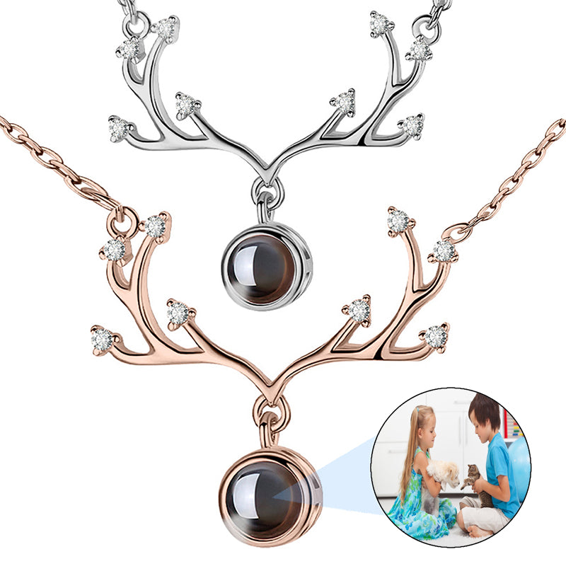 Custom Photo Heart Necklace: Double Sided Personalized Keepsake