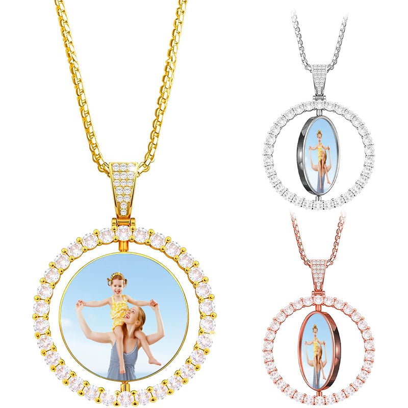 Dainty Diamond Initial Necklace: or Sterling Silver, Christmas Gift