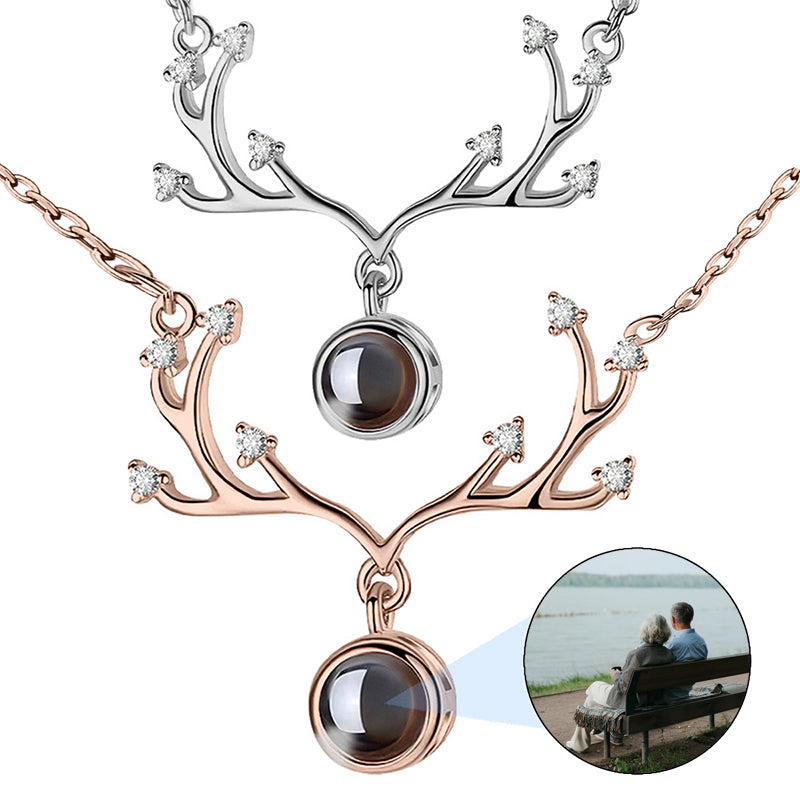 PERIMADE Star Photo Locket Necklace ? Waterproof Picture Locket Charm ? Sterling Silver Keepsake Jewelry ? Trendy Best Friend Gift