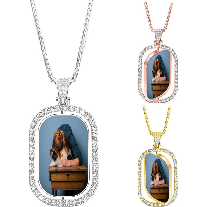 Bullet Necklace 9mm - personalized and engraved with your text - engraved bullet gift for shooters or gamers - gift box INCLUDED