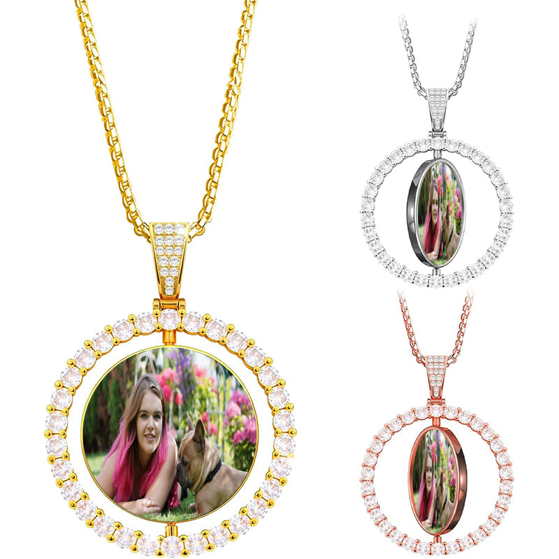 Name Necklace | Double Name Plate | Name Plate | Nameplate Necklace | Crown Name | Custom Nameplate | Free Shipping