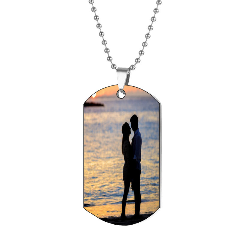 Custom Pet Portrait Necklace, Personalized Pet Photo Necklace, Pet Memorial Necklace, Picture Necklace, Personalized Gift, Christmas Gift