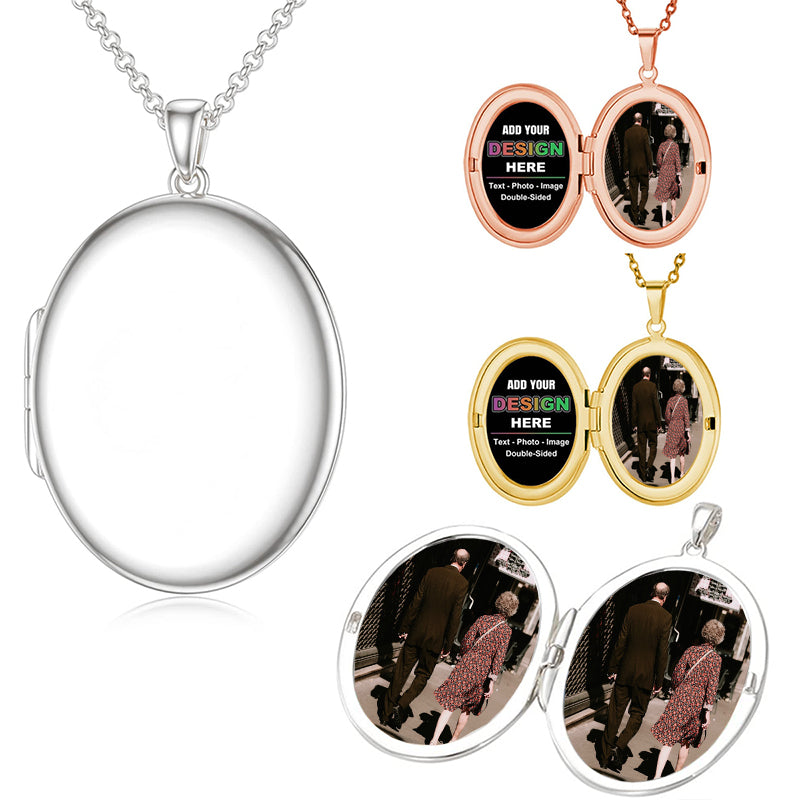 Custom Initial Lock Necklace - Sterling Silver, Plated or Solid - Upgrade with Diamonds - Up to 3 Personalized Letters