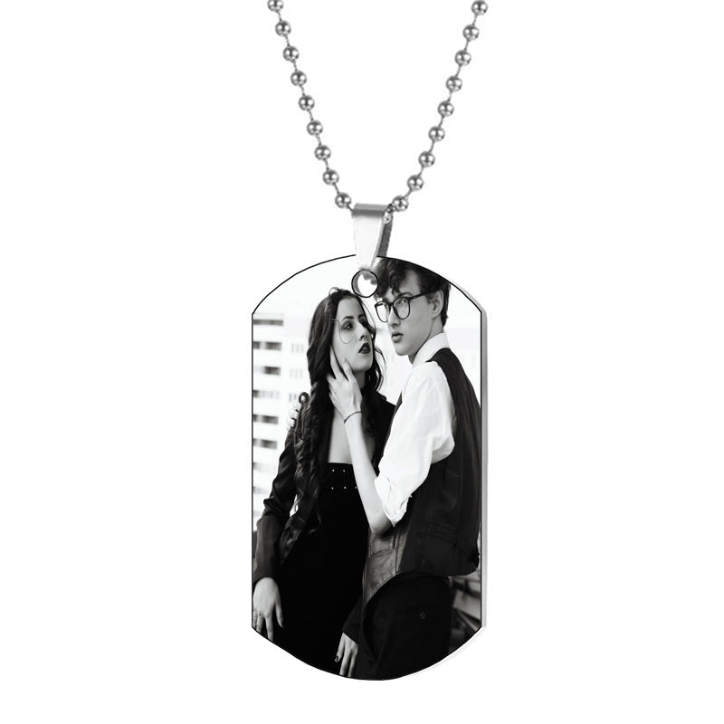 Custom Stitch Nameplate Necklace ¨C Personalized Name Jewelry with Heart, or Silver Plating, Disney-Inspired Gift